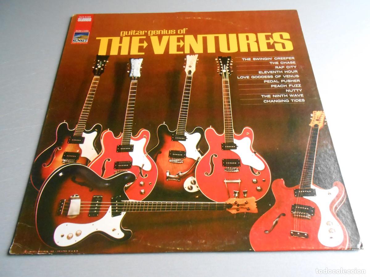 Discos de vinilo: VENTURES, The, - Guitar genius of -, LP, THE SWINGIN&acute; + 9, A&Ntilde;O 1967, STEREO, SUS-5160, MADE IN USA