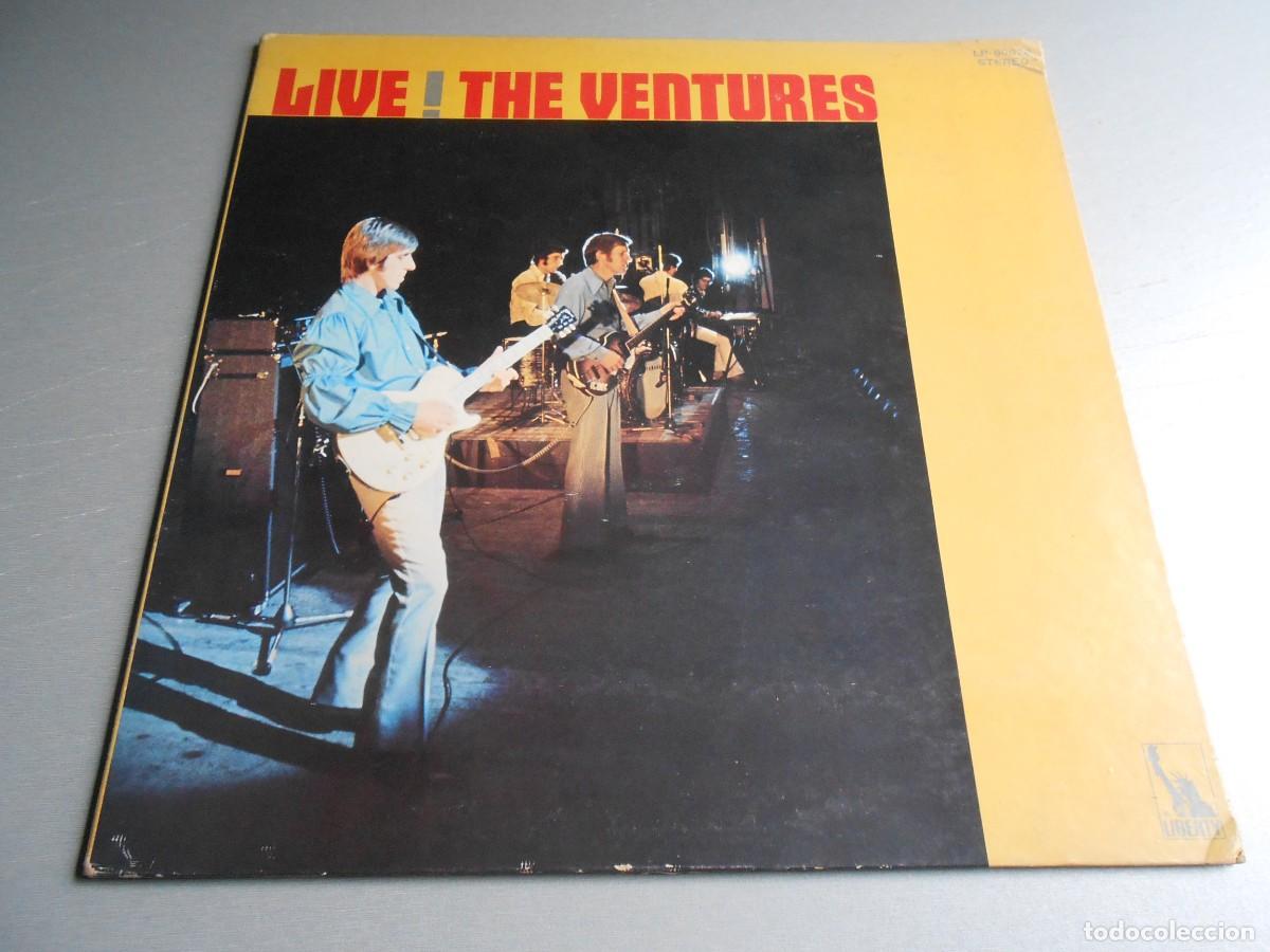 Discos de vinilo: VENTURES, The, - LIVE ! -, LP, KYOTO DOLL + 12, A&Ntilde;O 1970, LIBERTY, LP-80070, MADE IN JAPAN