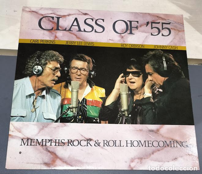 Discos de vinilo: Class Of '55, Carl Perkins, Jerry Lee Lewis, Roy Orbison, Johnny Cash &ndash; Memphis - LP