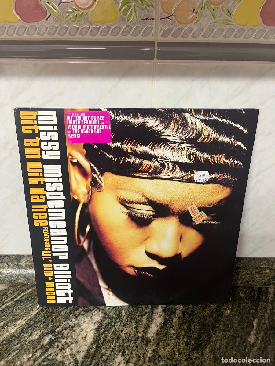 Discos de vinilo: Missy Misdemeanor Elliott Featuring Lil' Kim & Mocha Hit 'Em Wit Da Hee