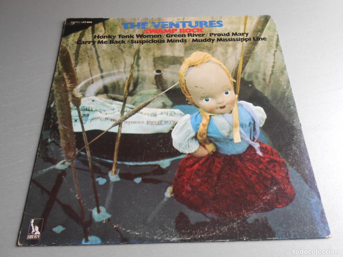 Discos de vinilo: VENTURES, The, - SWAMP ROCK -, LP, CARRY ME BACK + 11, A&Ntilde;O 1969, LIBERTY, LST-8062, MADE IN USA