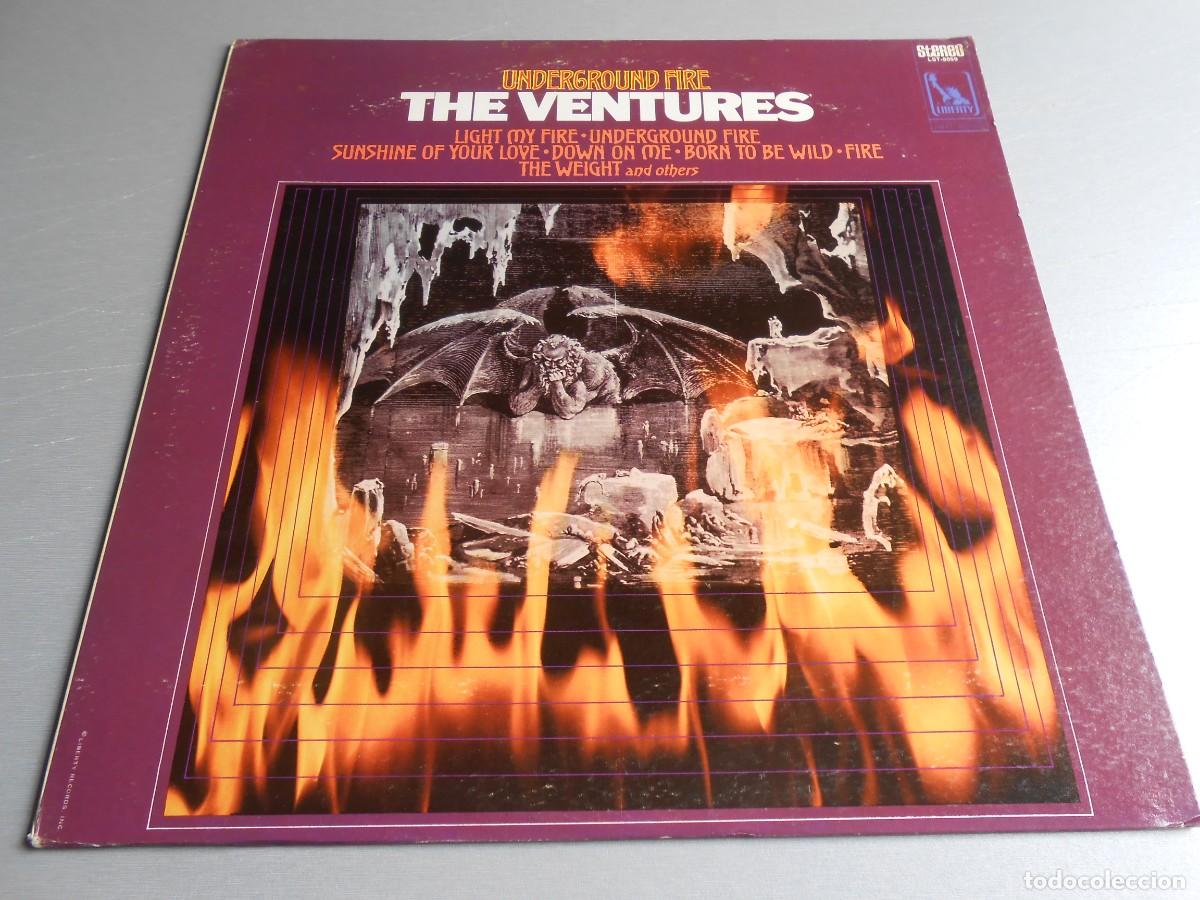 Discos de vinilo: VENTURES, The, - UNDERGROUND -, LP, UNDERGROUND FIRE + 11, A&Ntilde;O 1969, LIBERTY, LST-8059, MADE IN USA