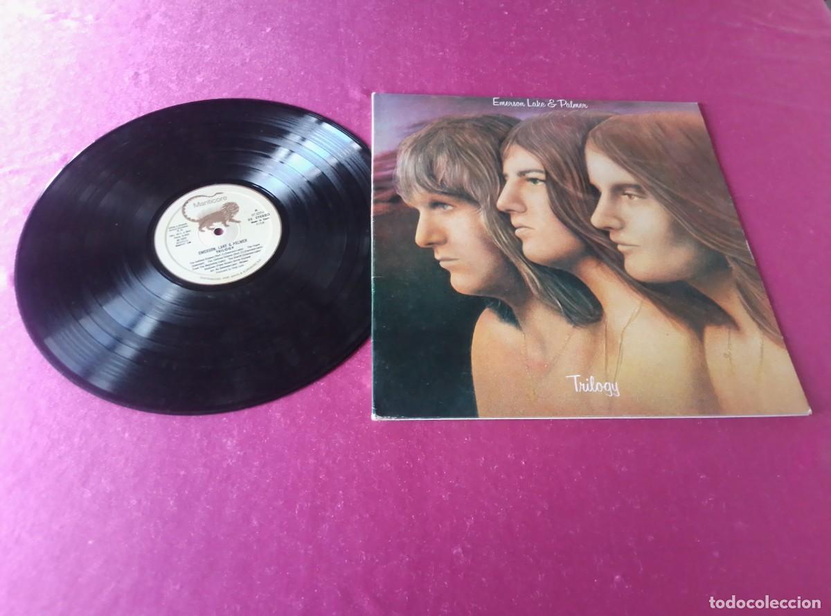 Discos de vinilo: EMERSON LAKE PALMER TRILOGY 1973 L32 3 3