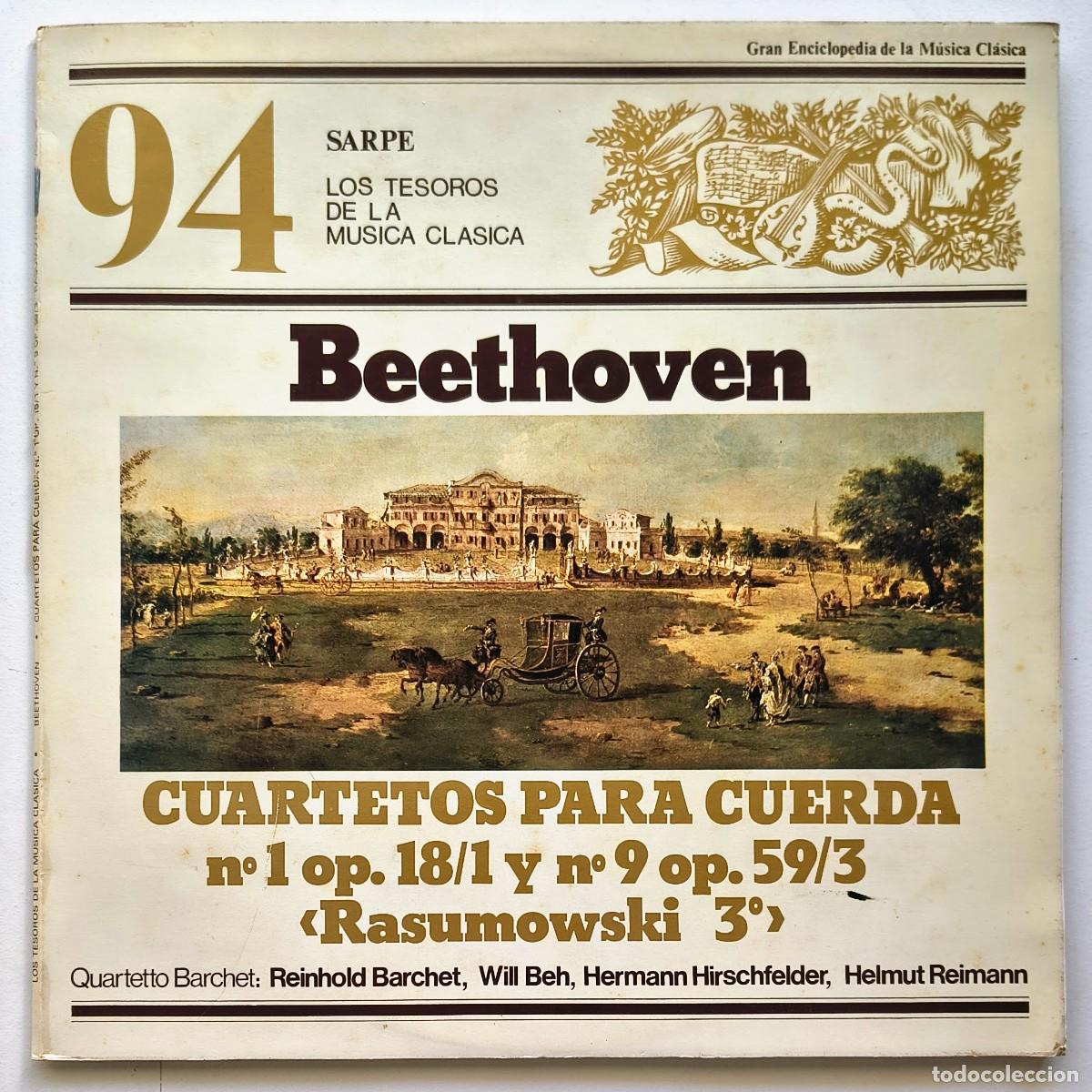 Discos de vinilo: Beethoven - Los Tesoros de la musica clasica - 94