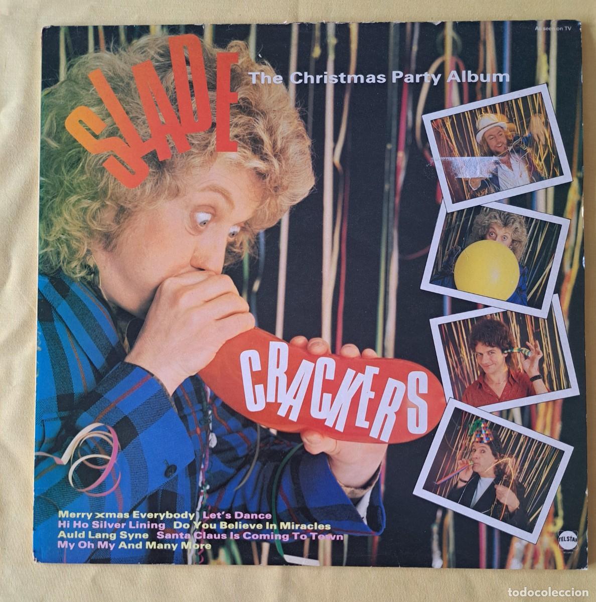 Discos de vinilo: SLADE - CRACKERS (THE CHRISTMAS PARTY ALBUM) - TELSTAR, STAR 2271 - UK, 1985