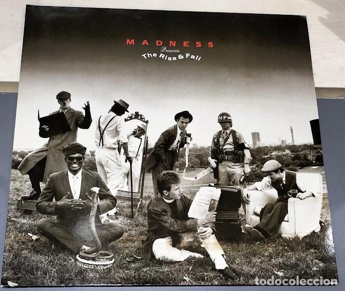 Discos de vinilo: Madness - The Rise & Fall - LP Virgin ref. 207 869-270. Ed. europea 1986.