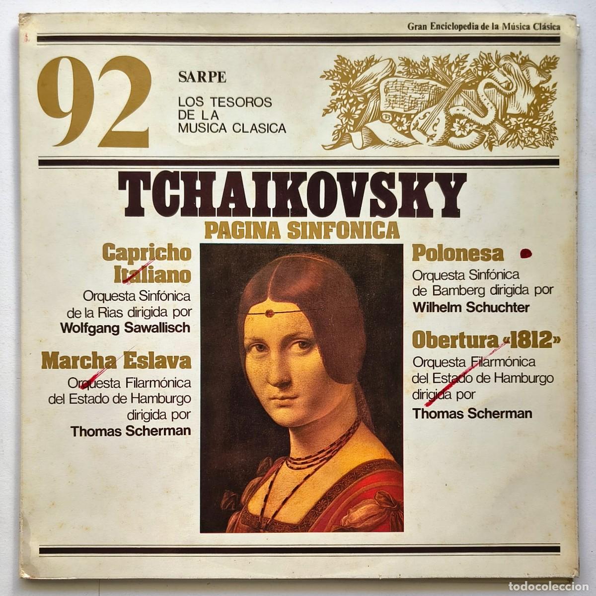 Discos de vinilo: Tchaikovsky - Los Tesoros de la musica clasica - 92