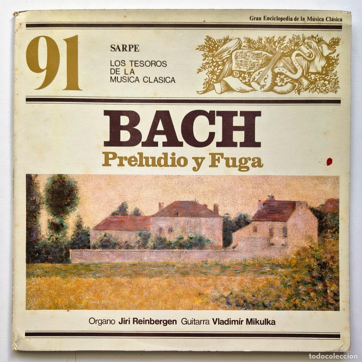 Discos de vinilo: Bach - Los Tesoros de la musica clasica - 91