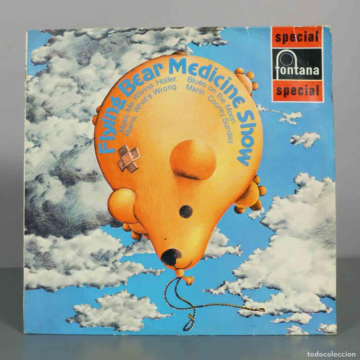 Discos de vinilo: LP. Flying Bear Medicine Show - Steve Miller, Harvey Mandel, Buddy Miles, Martin Fierro, Eddie Hoh,