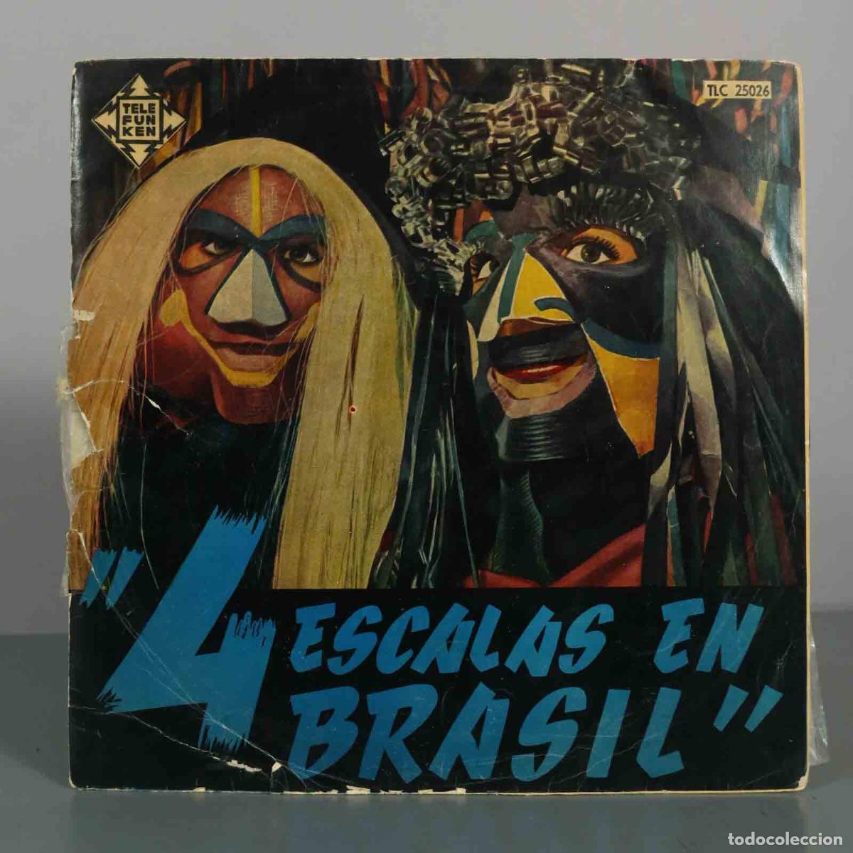 Discos de vinilo: LP. 4 Escalas En Brasil (Recife, Rio, Bahia, Sao Paulo) - Various - Telefunken