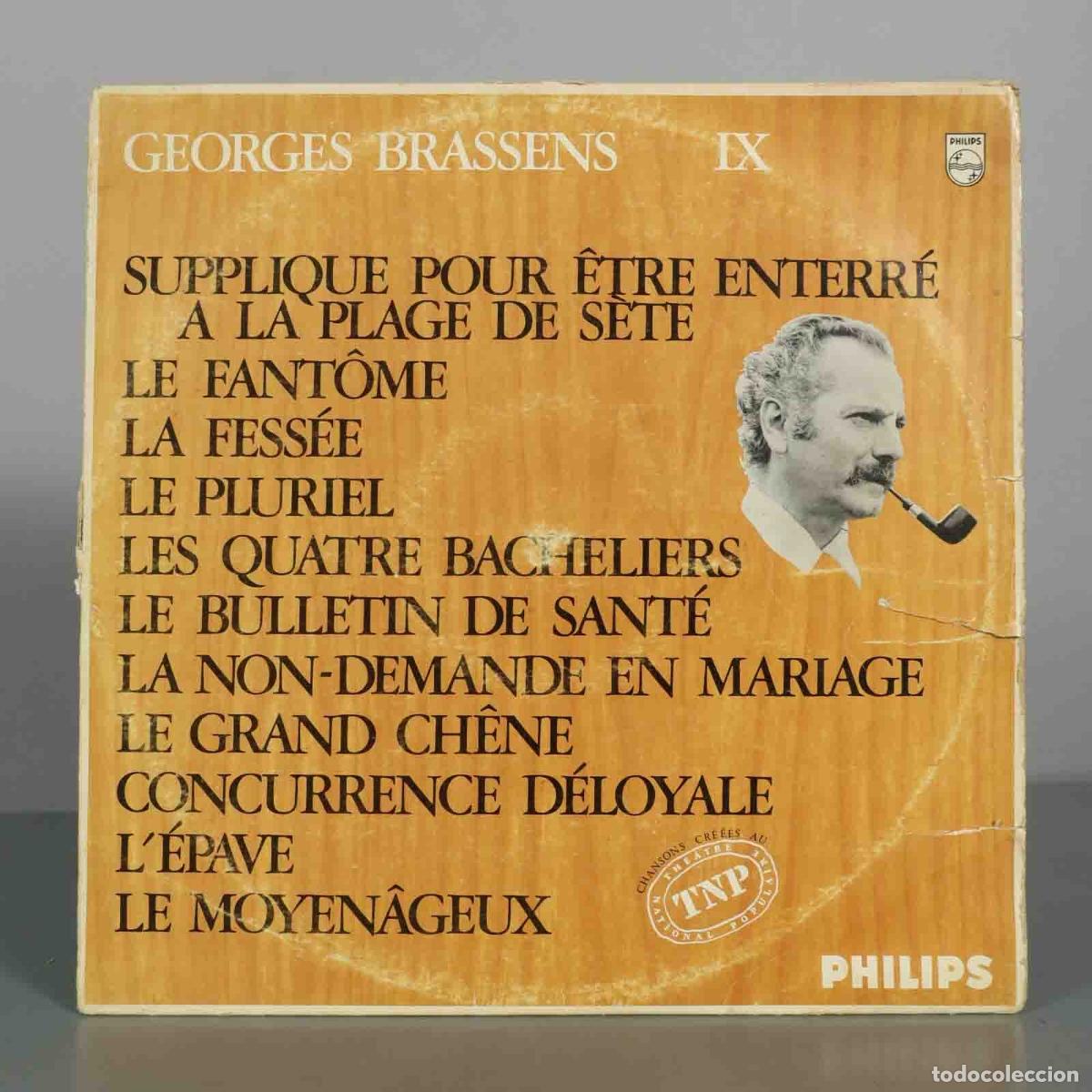 Discos de vinilo: LP. Supplique pour &ecirc;tre enterr&eacute; &agrave; la plage de S&egrave;te - Georges Brassens