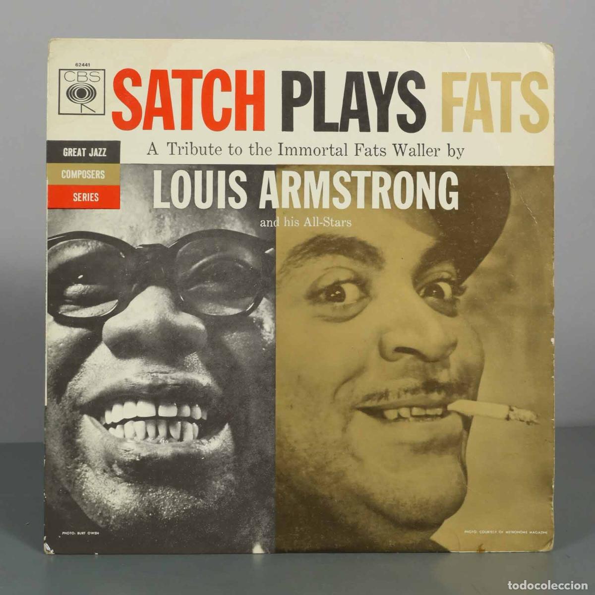 Discos de vinilo: LP. Satch Plays Fats - Louis Armstrong and his All-Stars, Fats Waller