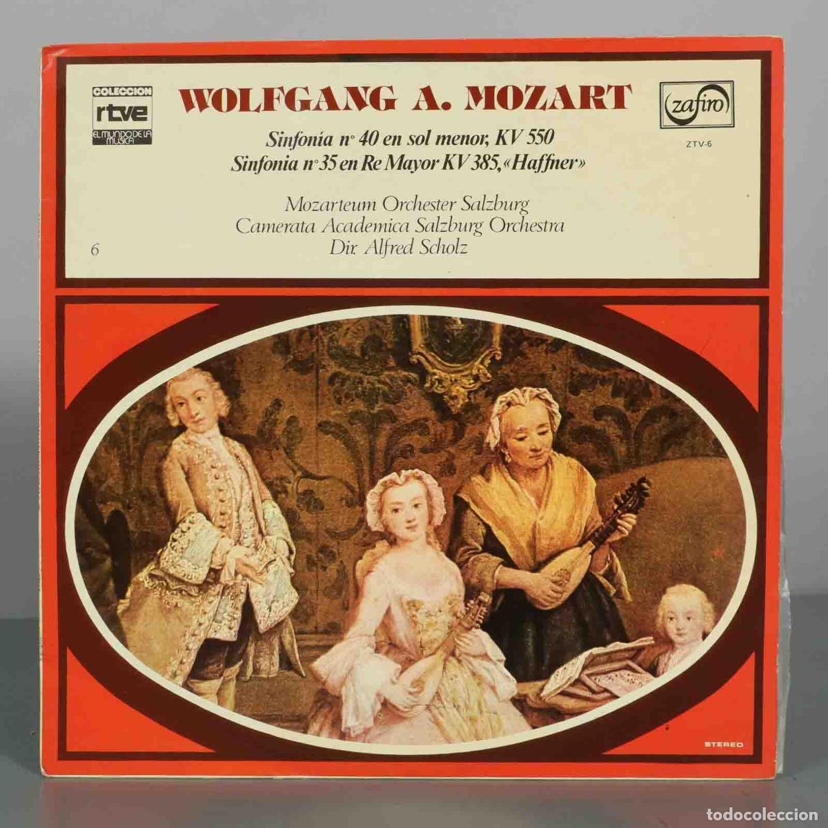 Disques de vinyle: LP. Mozart Sinfon&iacute;as 40 and 35 - Mozarteum Orchester Salzburg, Camerata Academica Salzburg Orchestra