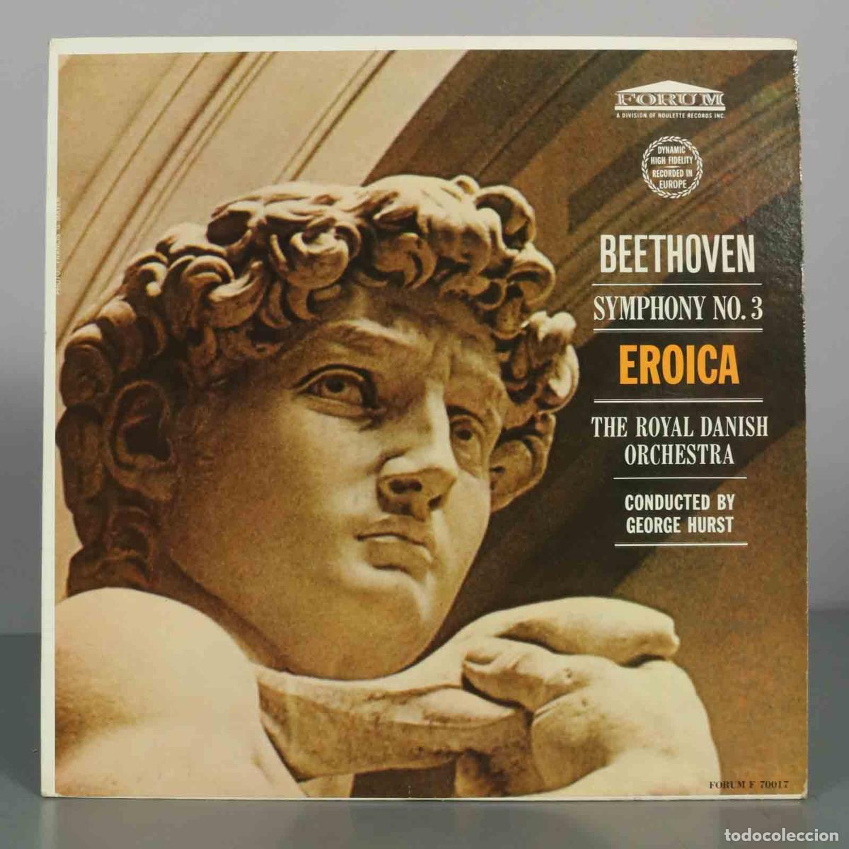 Discos de vinilo: LP. Beethoven - Symphony No. 3, Eroica - Royal Danish Orchestra, George Hurst