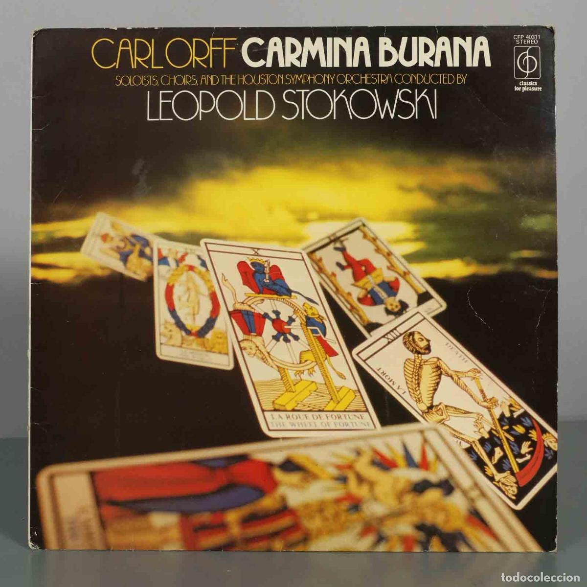 Discos de vinilo: LP. Carl Orff - Carmina Burana - Leopold Stokowski, Virginia Babikian, Clyde Hager, Guy Gardner, Ho