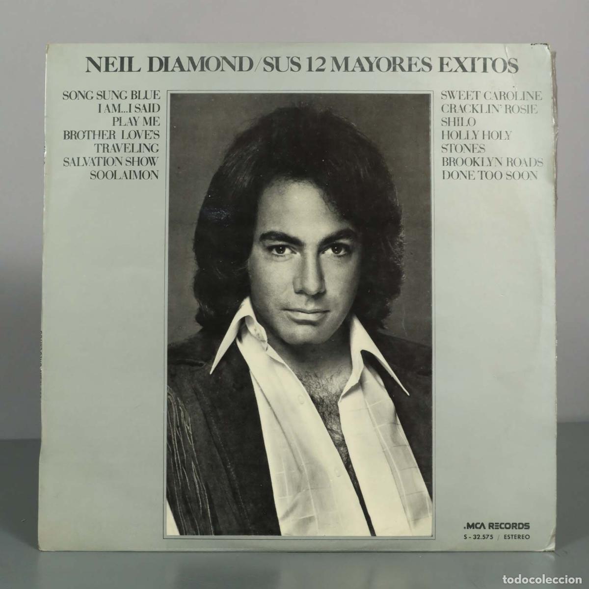 Discos de vinilo: LP. Sus 12 Mayores &Eacute;xitos - Neil Diamond - Foto 1