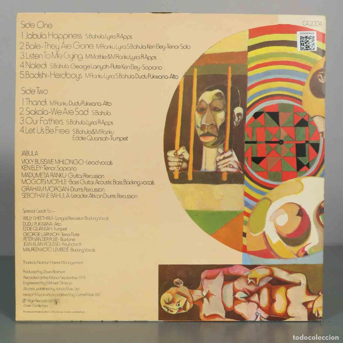 Discos de vinilo: LP. Jabula &lrm;&ndash; Jabula - Foto 2