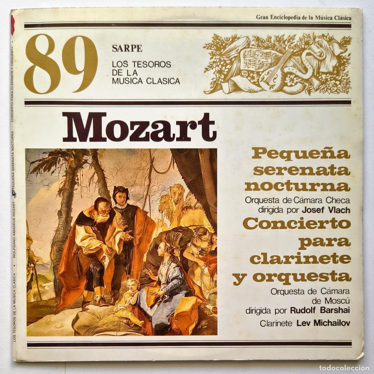 Discos de vinilo: Mozart - Los Tesoros de la musica clasica - 89