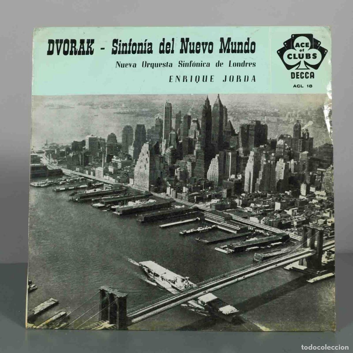 Discos de vinilo: LP. Dvoř&aacute;k - Sinfon&iacute;a del Nuevo Mundo - The New Symphony Orchestra of London, Enrique Jord&aacute;