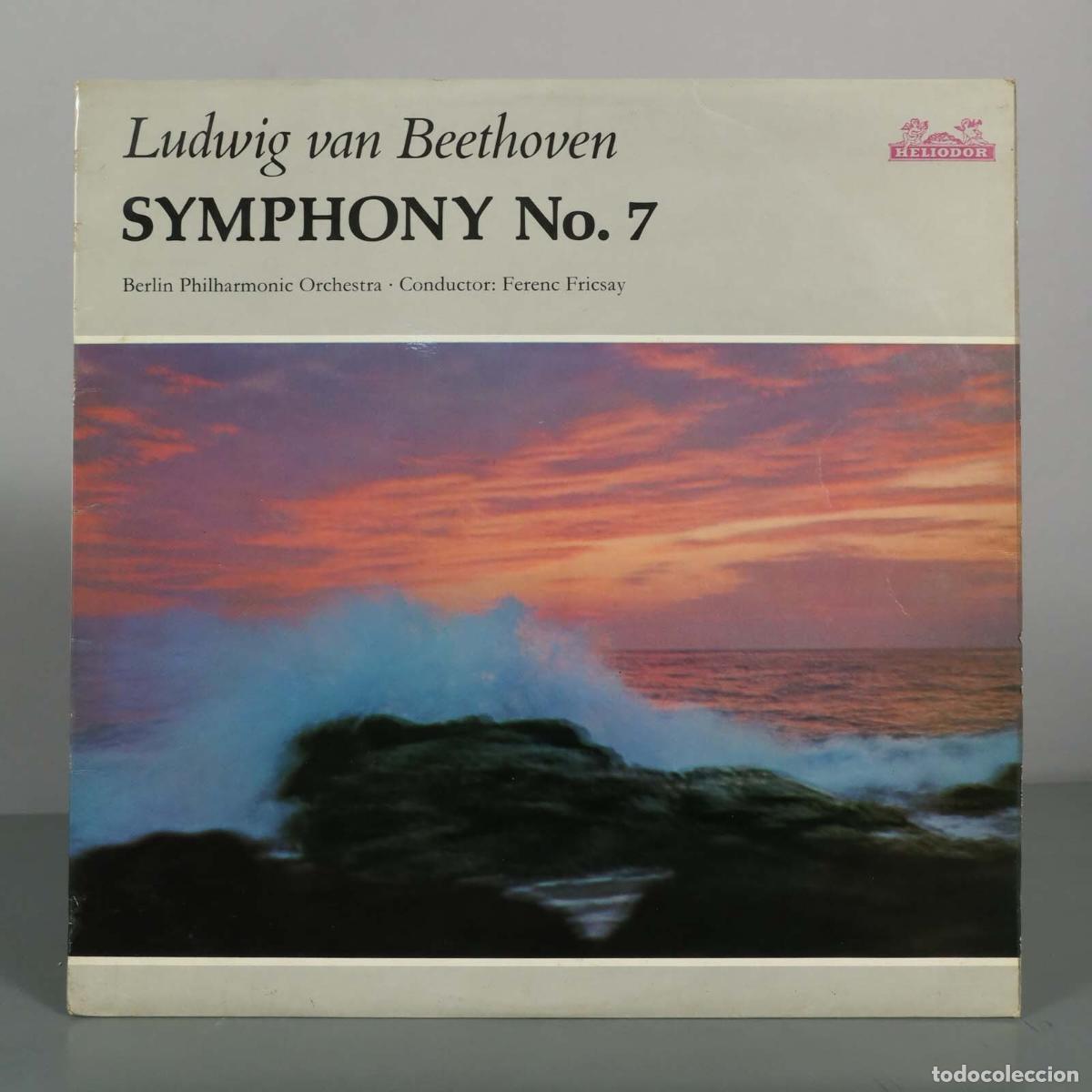 Discos de vinilo: LP. Ludwig van Beethoven - Symphony No. 7 - Berliner Philharmoniker, Ferenc Fricsay - Heliodor