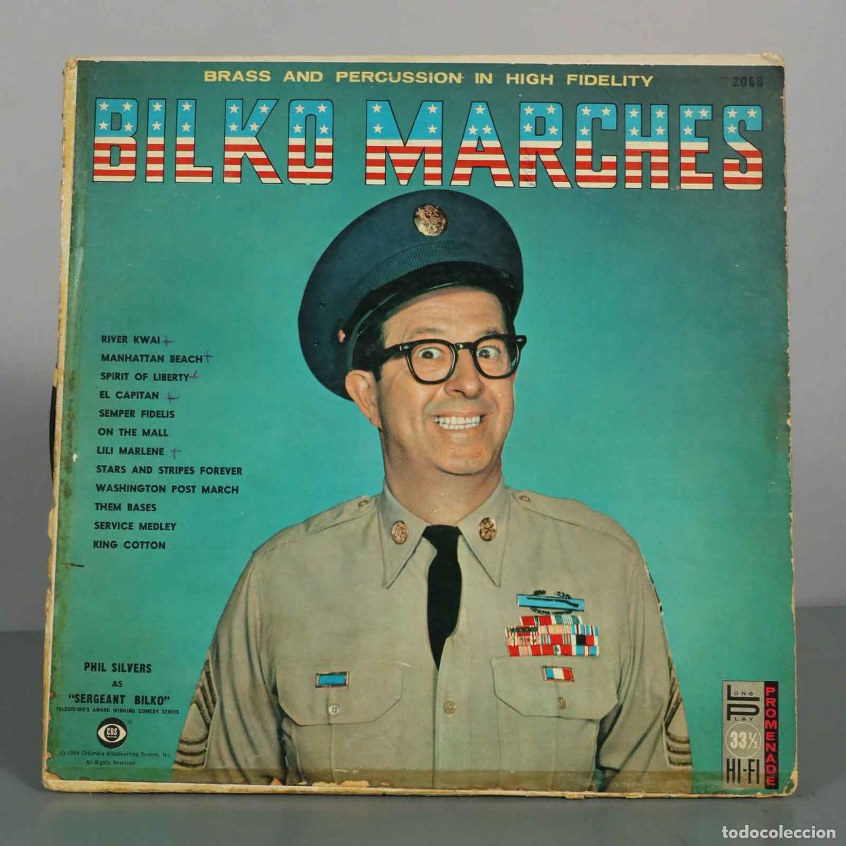 Discos de vinilo: LP. Bilko Marches - Brass and Percussion - Phil Silvers