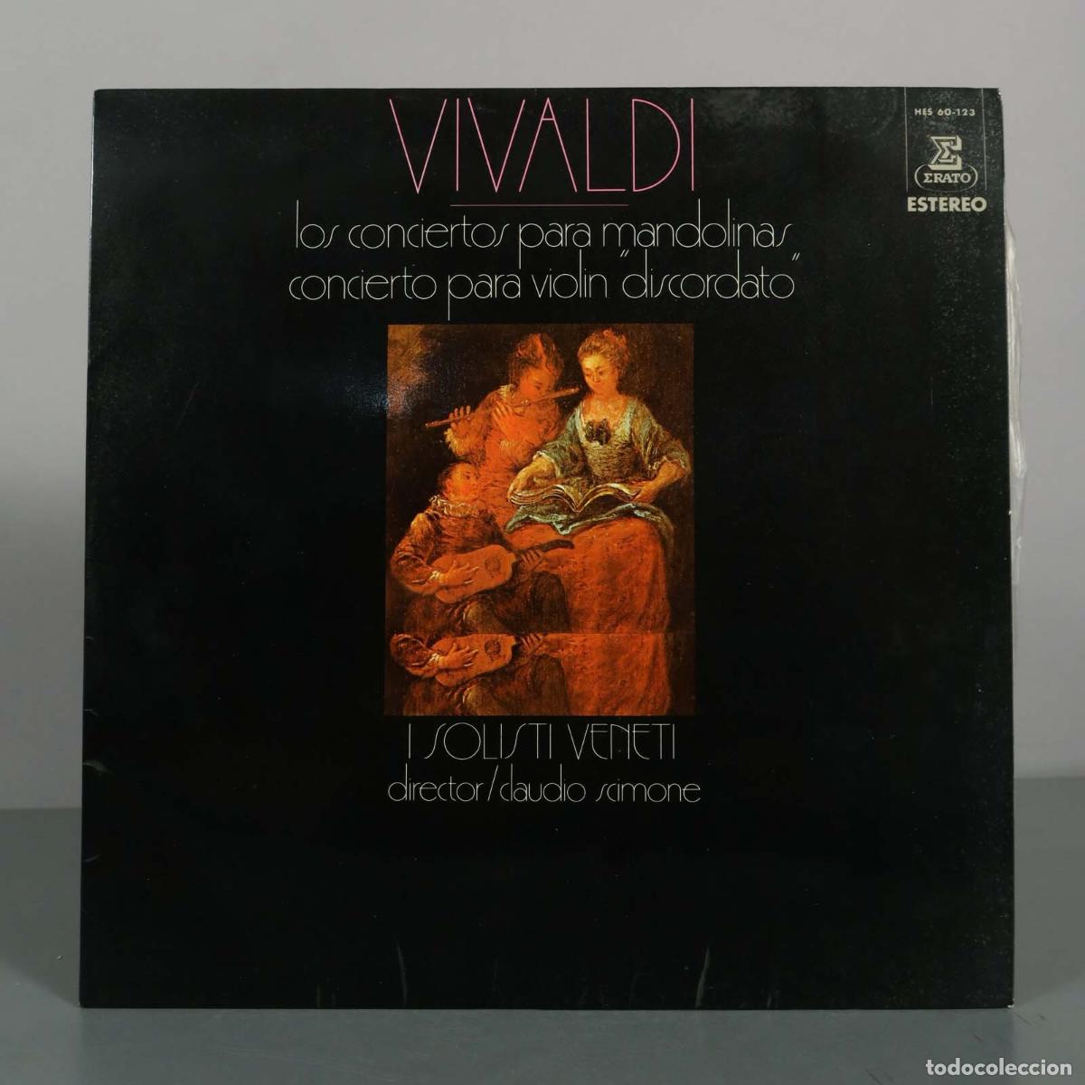 Discos de vinilo: LP. Antonio Vivaldi - Los conciertos para mandolinas, Concierto para viol&iacute;n discordato - I Solisti