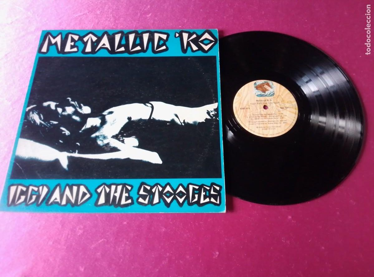 Discos de vinilo: METALLIC KO IGGY AND THE STOOGE 1976 LP L32 3 3