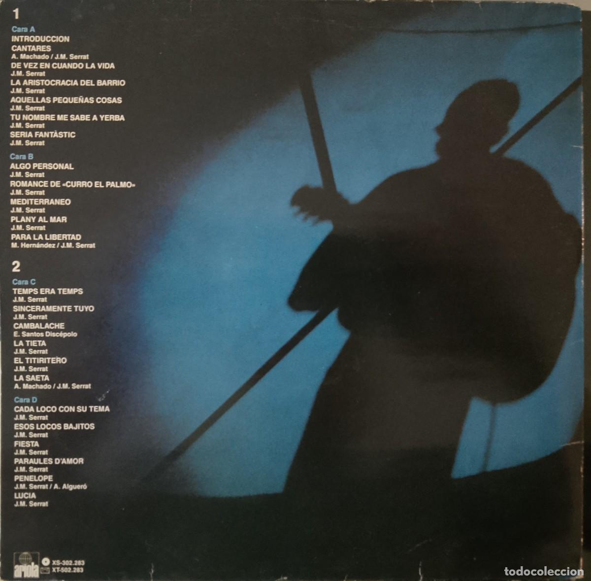 Discos de vinilo: Serrat en directo. Vinilo LP doble. - Foto 2