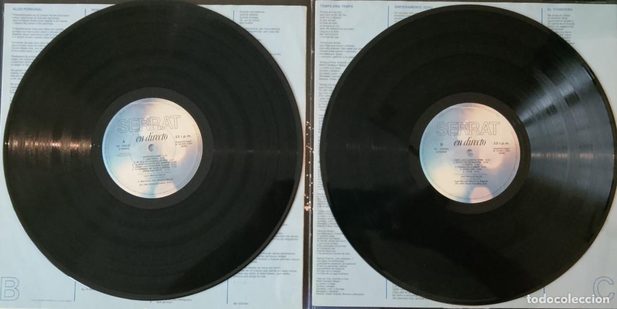 Discos de vinilo: Serrat en directo. Vinilo LP doble. - Foto 4