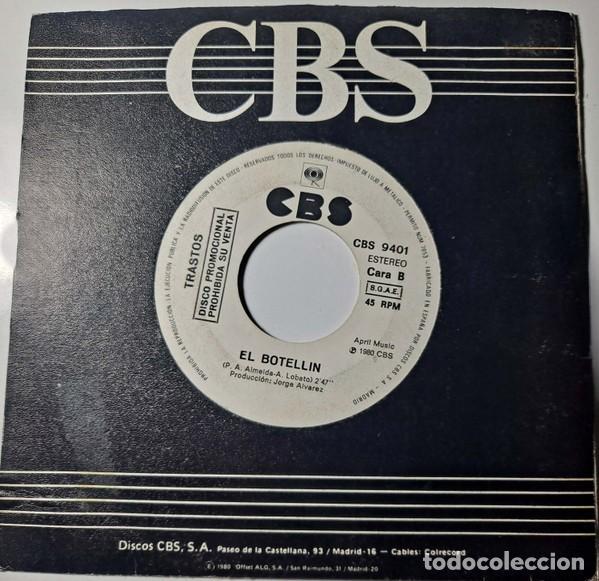 Discos de vinilo: Trastos &ndash; Te Voy A Buscar / El Botellin
