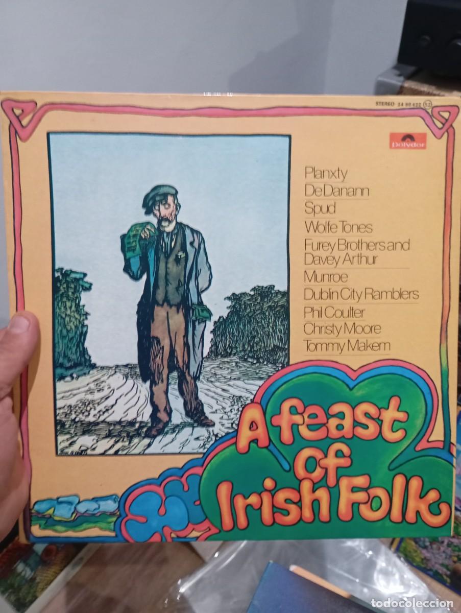 Discos de vinilo: LP A FEAST OF IRISH FOLK 1977 VG++