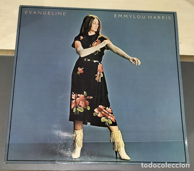 Discos de vinilo: Emmylou Harris - Evangeline - LP Warner ref. S 90.372. Ed. espa&ntilde;ola 1981.