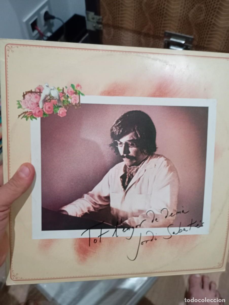 Discos de vinilo: LP JORDI SABAT&Eacute;S TOT L'ENYOR DE DEMA VG++