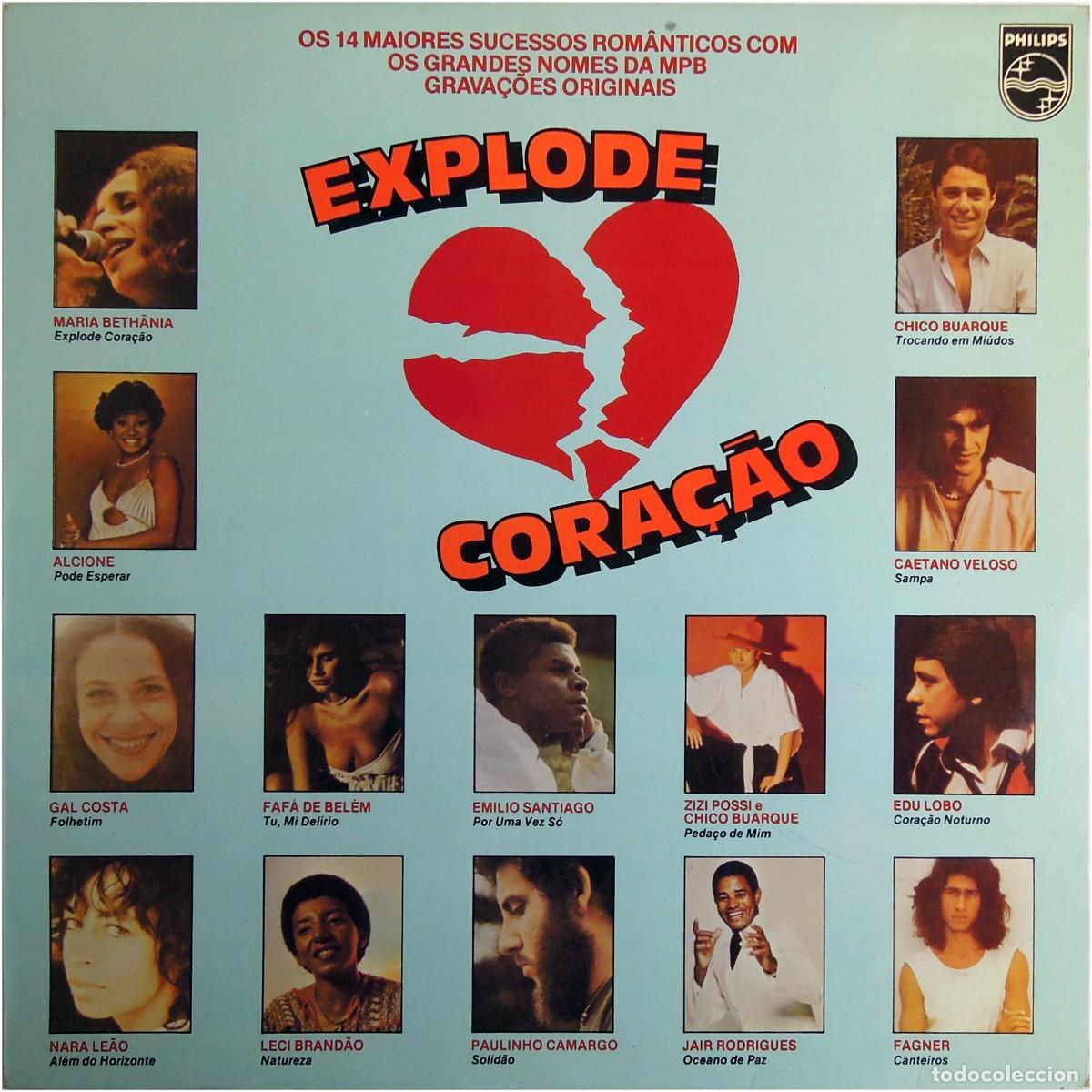 Discos de vinilo: VVAA (Chico Buarque, Maria Bethania...) - Explode Cora&ccedil;&agrave;o - LP Spain 1979 - Philips 6349427 - VG+/EX