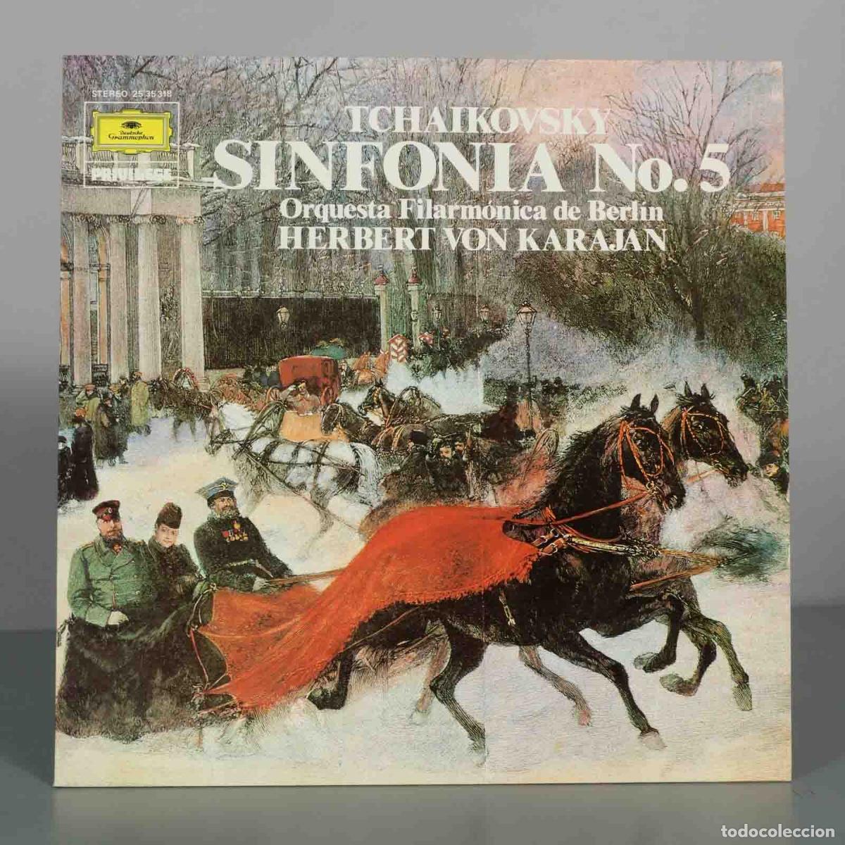 Discos de vinilo: LP. Tchaikovsky Sinfon&iacute;a No. 5 - Berliner Philharmoniker, Herbert von Karajan