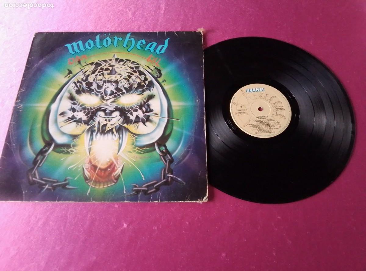 Discos de vinilo: MOTORHEAD OVERKILL 1979 LP L32 4 1