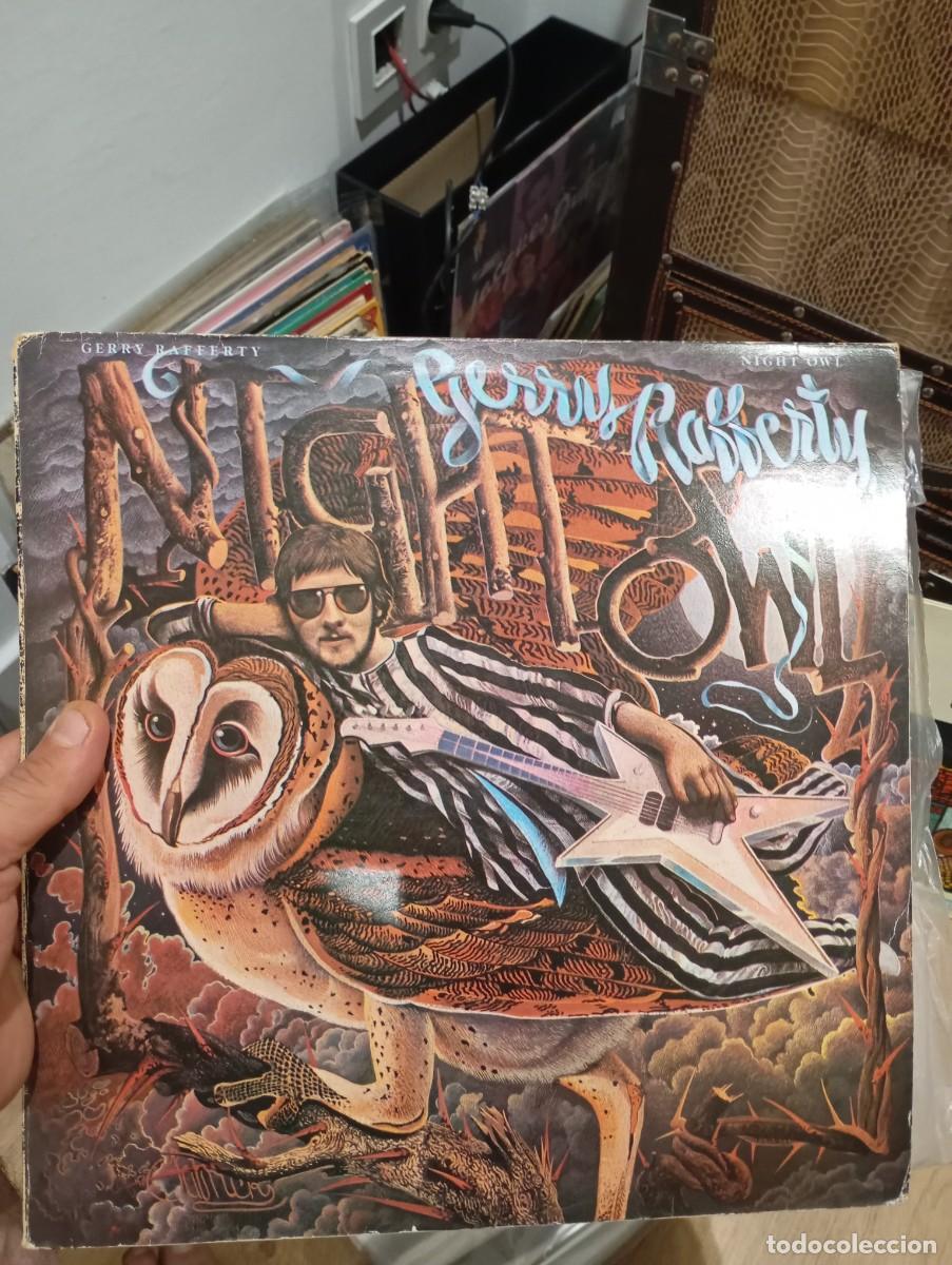 Discos de vinilo: LP GERRY RAFFERTY NIGHT OWL VGVG+/VG++