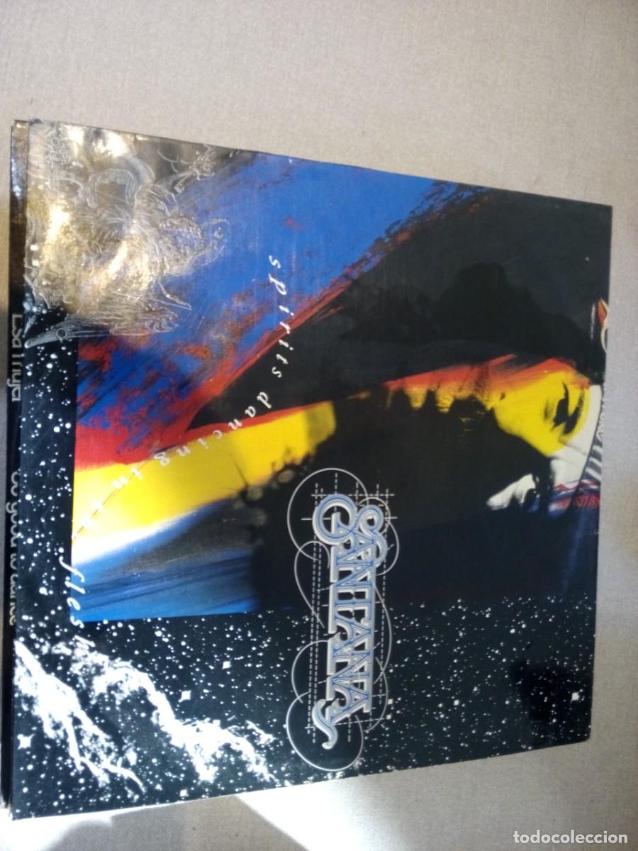 Discos de vinilo: Santana &lrm;&ndash; Spirits Dancing In The Flesh LP SPAIN 1990