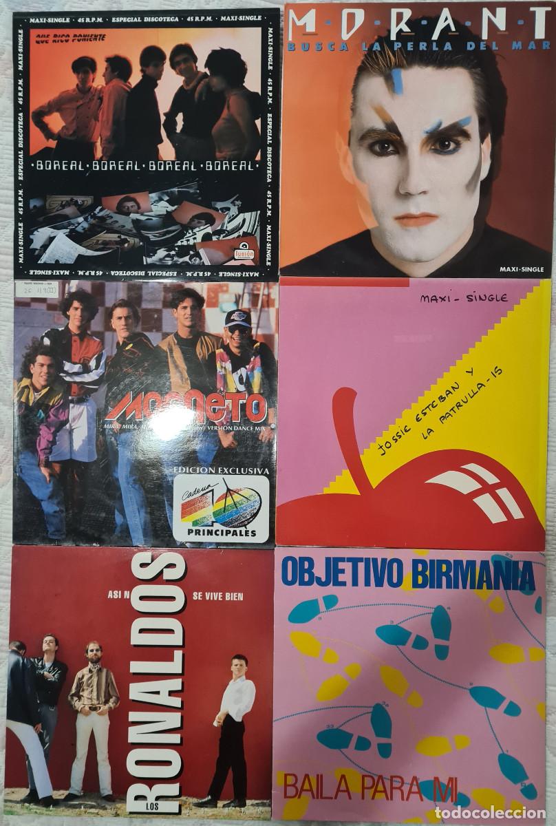 Discos de vinilo: Lote 6 MAXIS - Grupos Espa&ntilde;oles (Pop-Rock, Synth Pop)