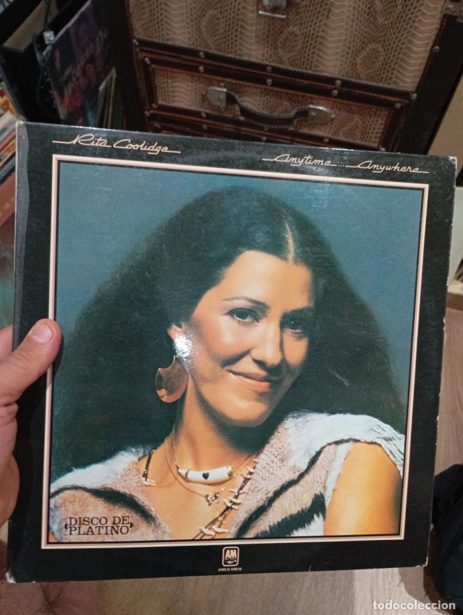 Discos de vinilo: LP RITA COOLIDGE ANUTIME ANYWHERE VG++ - Foto 1