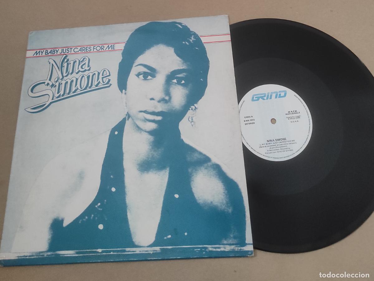 Discos de vinilo: NINA SIMONE - MY BABY JUST CARES FOR ME -MAXI- ESPA&Ntilde;A
