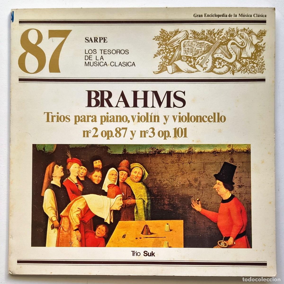 Discos de vinilo: Brahms - Los Tesoros de la musica clasica - 87