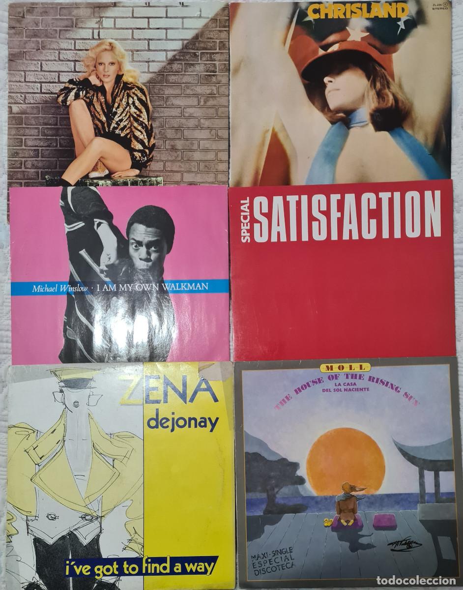 Discos de vinilo: Lote de 6 MAXI-SINGLES - FUNK/DISCO ELECTRO - Foto 1