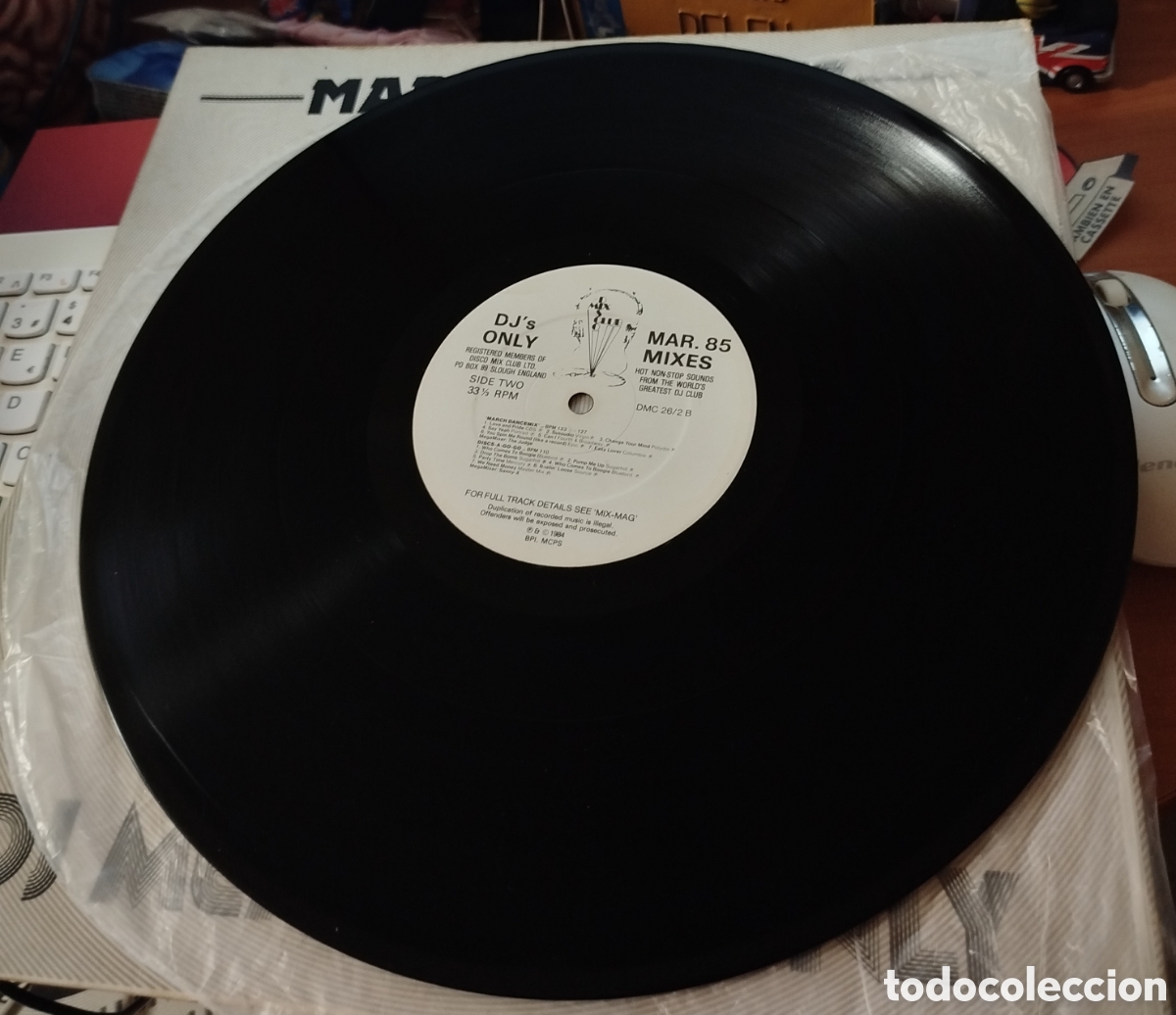 Discos de vinilo: March 85 - The Mixes. DJs only - Foto 3
