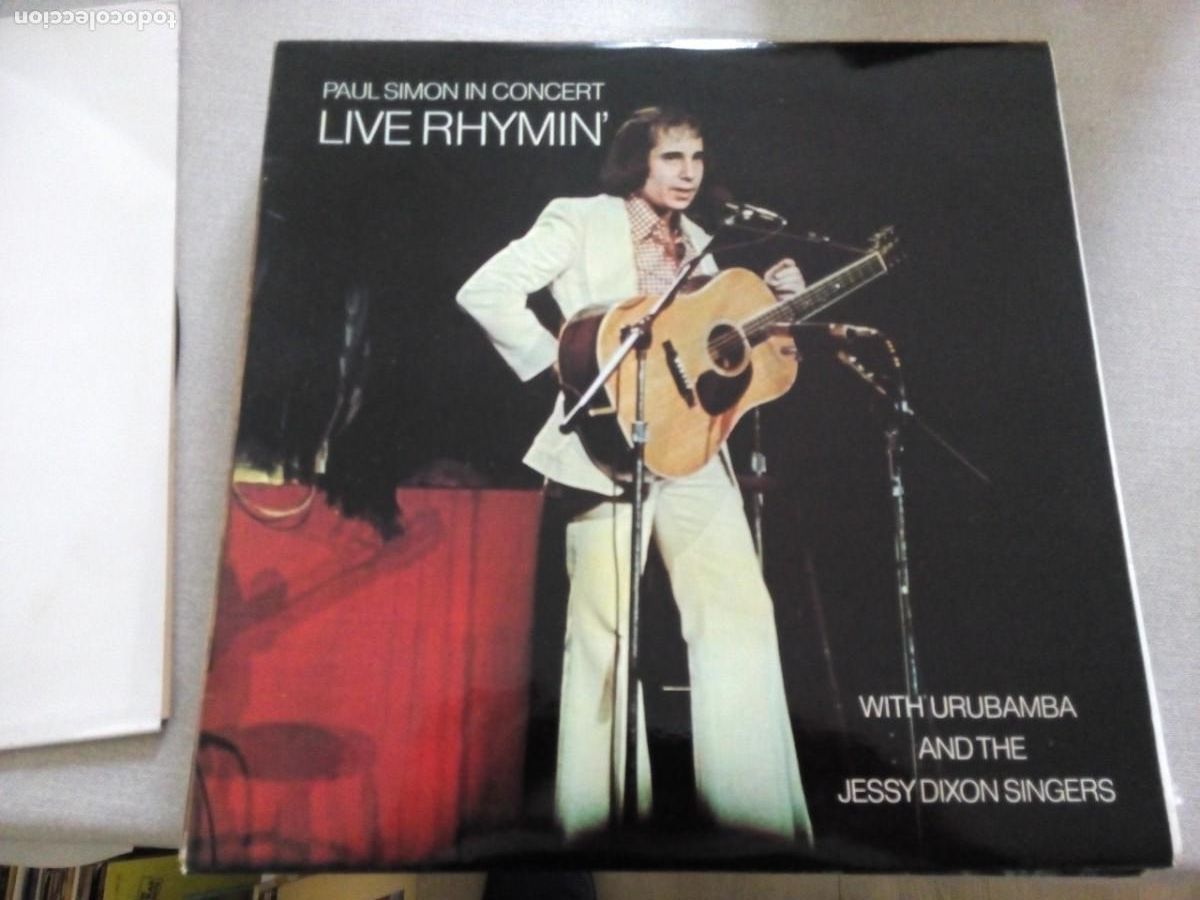 Discos de vinilo: PAUL SIMON LIVE RHYMIN&acute; LP SPAIN 1974