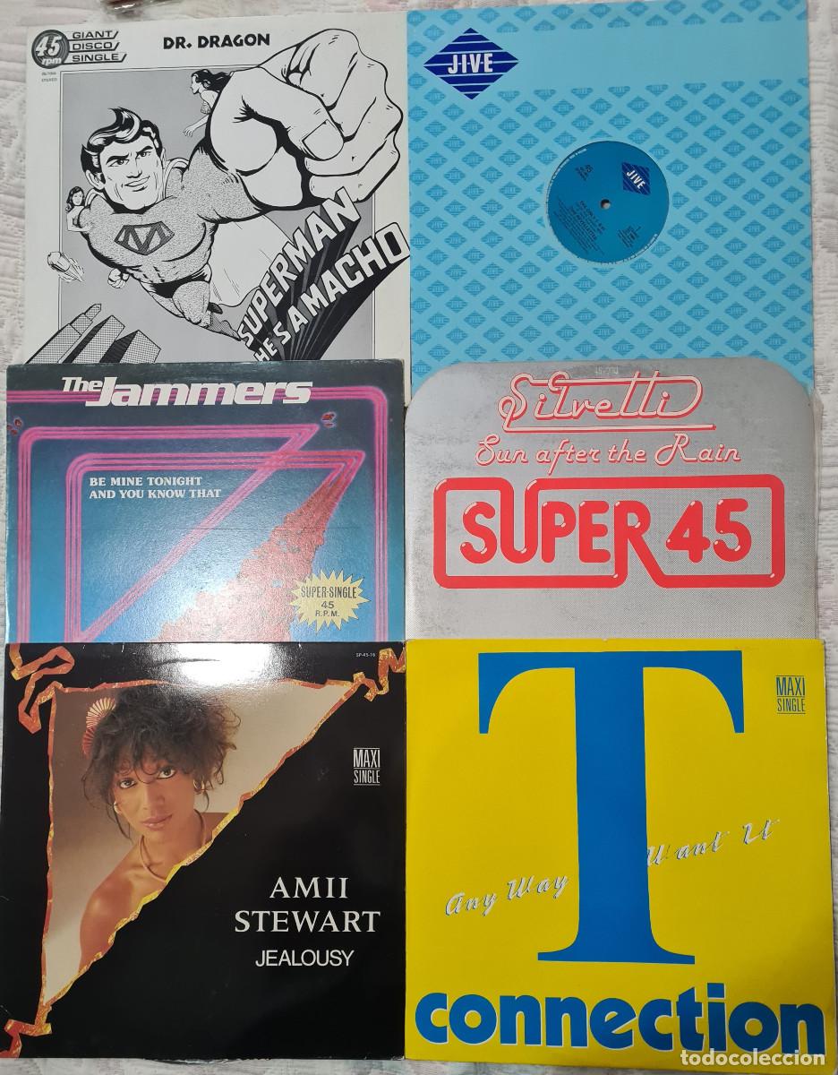 Discos de vinilo: Lote de 6 MAXI-SINGLES - FUNK/DISCO