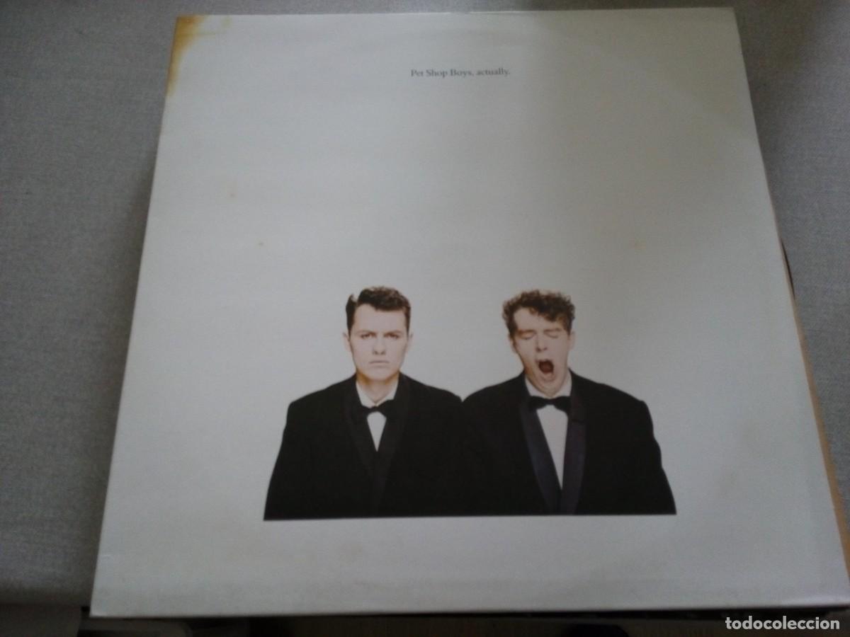 Discos de vinilo: PET SHOP BOYS ACTUALLY LP SPAIN 1987 CON INSERTO