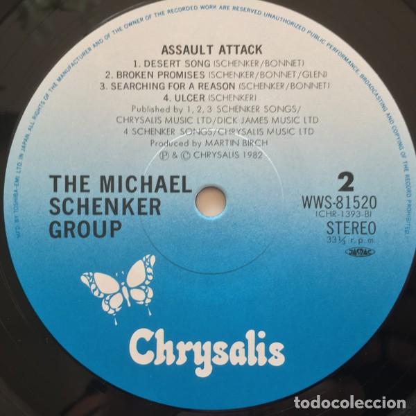 Discos de vinilo: UFO, MICHAEL SCHENKER / assault attack 82 !! GRAHAM BONNET !! 1&ordf; JAPAN + INSERT, IMPECABLE - Foto 6