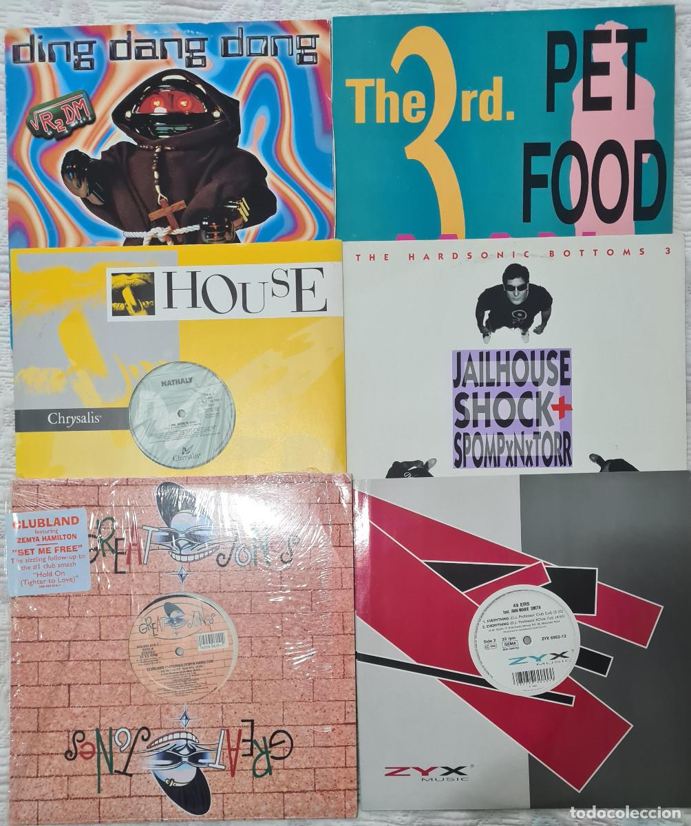 Discos de vinilo: Lote de 6 MAXI-SINGLES - HOUSE/EUROHOUSE