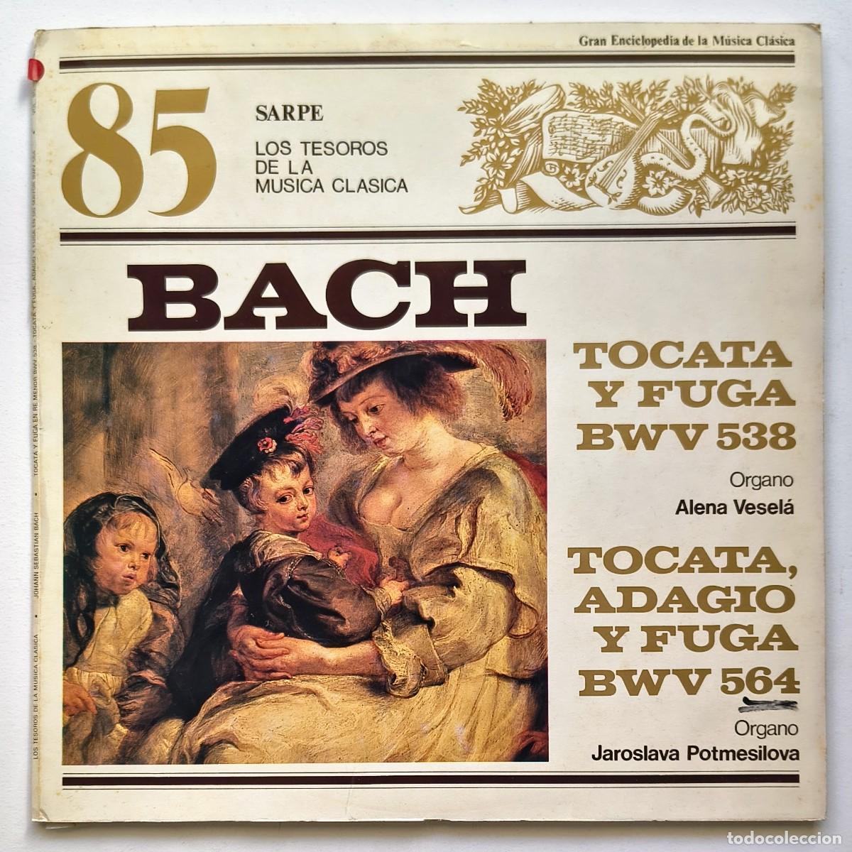 Discos de vinilo: Bach - Los Tesoros de la musica clasica - 85